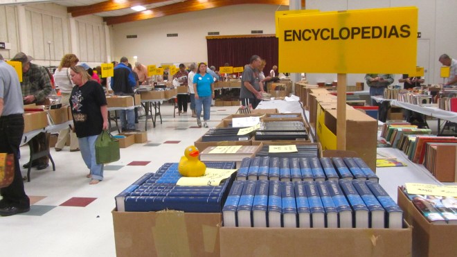 Entering my first used book sale