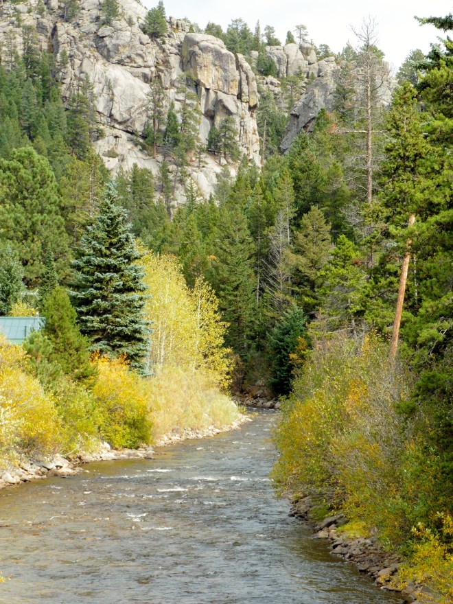 South Boulder Creek flowing down the mountain