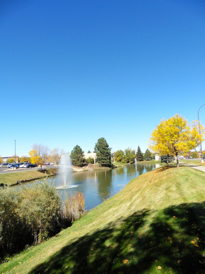 Pond and fountain near Indian Tree Golf Club