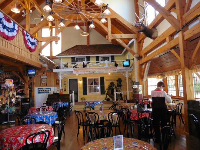 Enjoy the inside Front Porch Stage