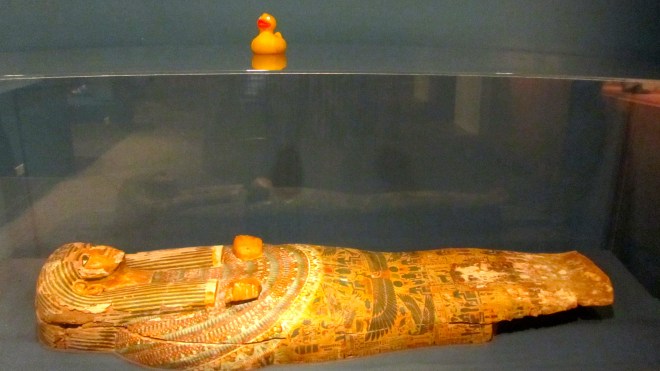 Well preserved coffin lid