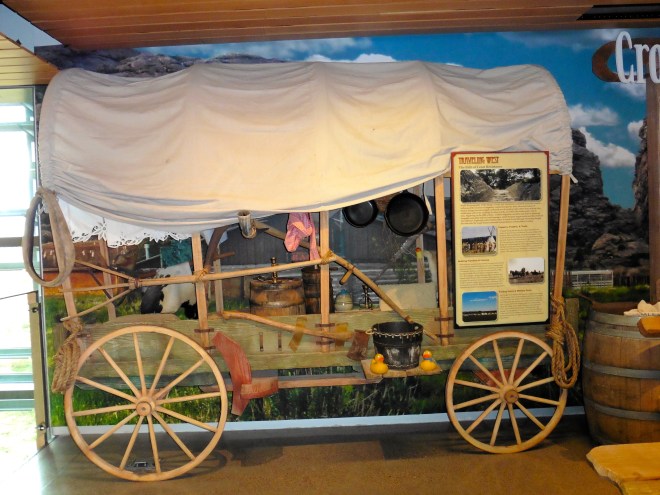 Traveling by covered wagon would be difficult.