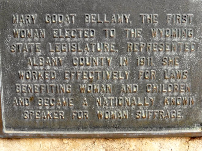 First woman elected to Wyoming legislature  