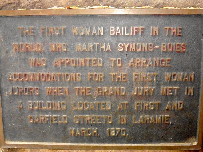 First woman bailiff
