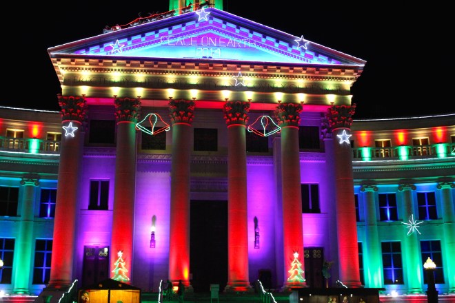 A lighting tradition in Denver.