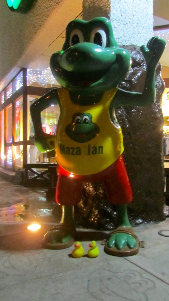 This frog is so welcoming.