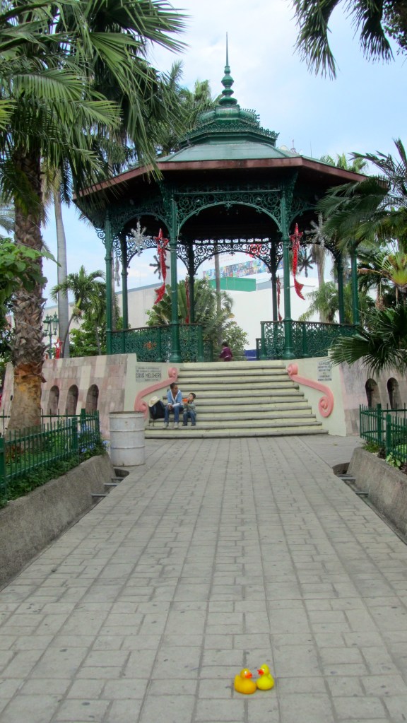 We sat in this gazebo for a few minutes.  Love it!
