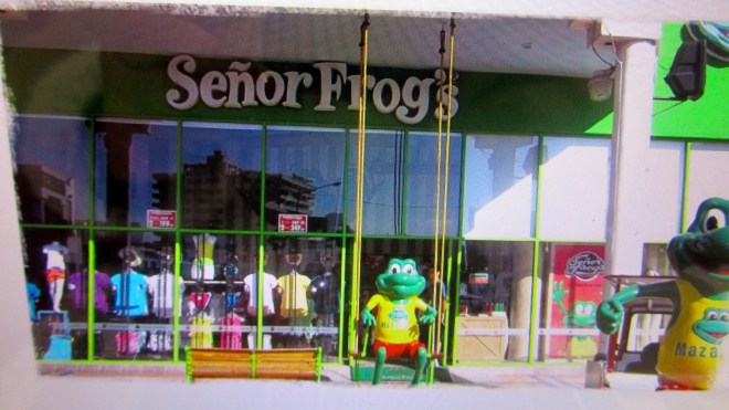 One of several Senor Frog stores in Mazatlan