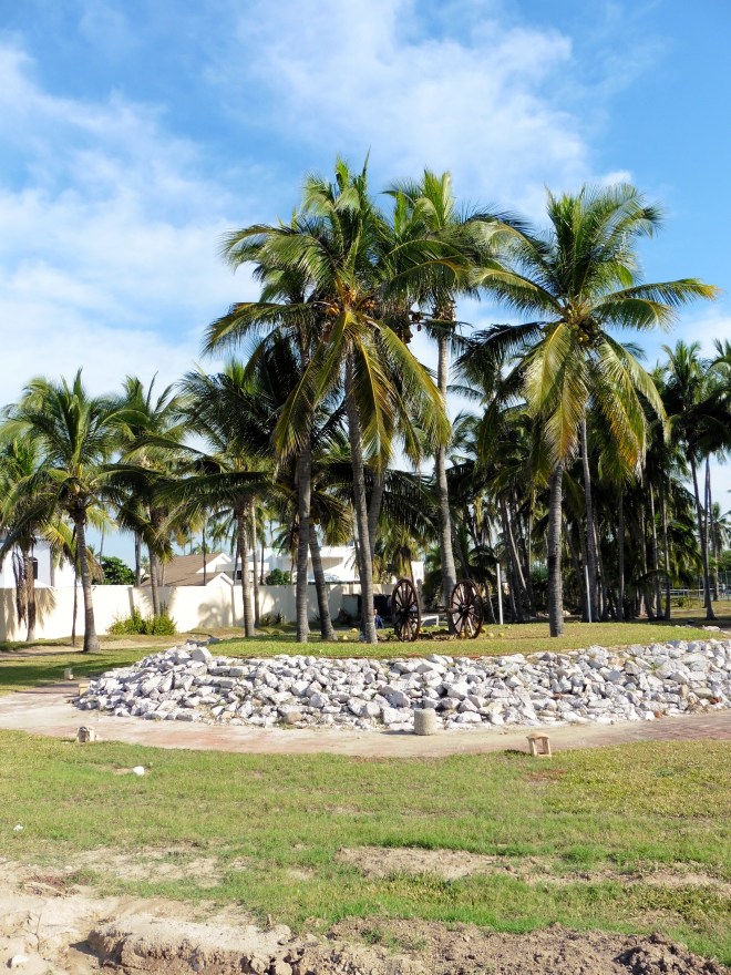 Trimming trees in this area today