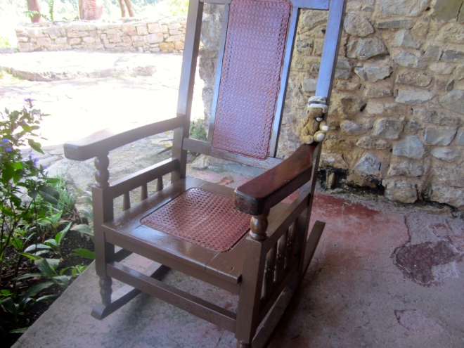 Las Terrazas is a perfect place to sit in the rocking chair.