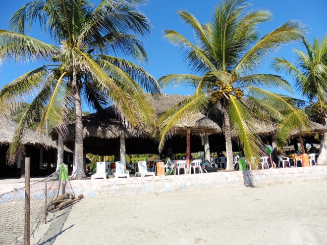 A relaxing beach day.