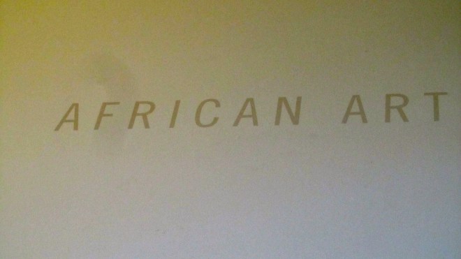 Welcome to the African Art Exhibit