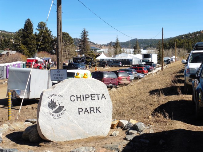 Welcome to Chipeta Park.   The Polar Plunge takes place in the pond behind the park