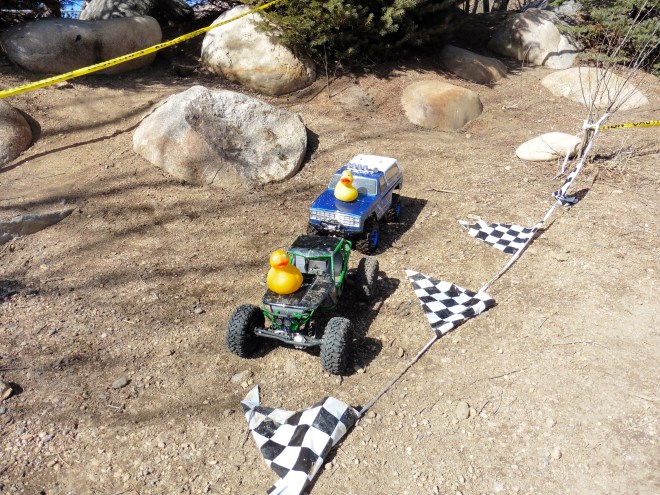 We are on the trucks!