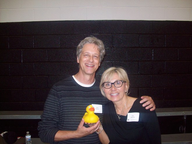 Brad and Pam are Wildcat Duck's new friends
