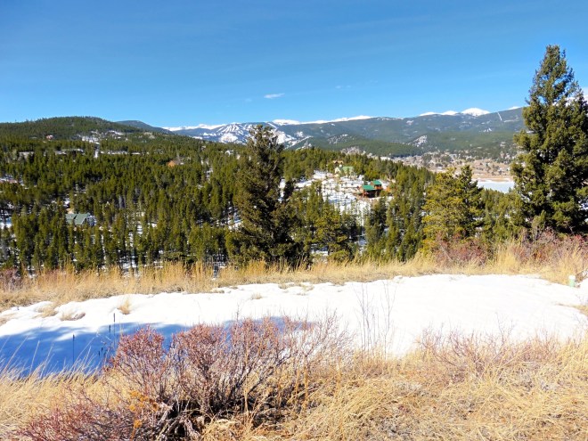 View of Continental Divide and Nederland from Grandpa's Tuff Shed