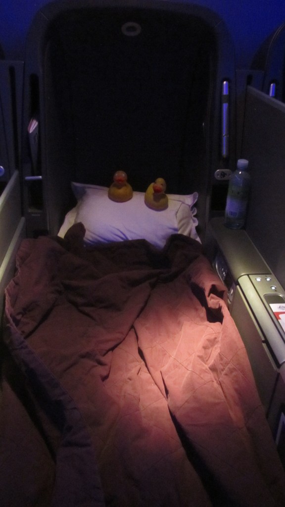 Easier to sleep on long flights.