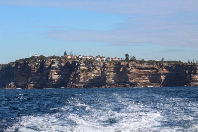 Cliffs of Tasman Sea heading to Manly