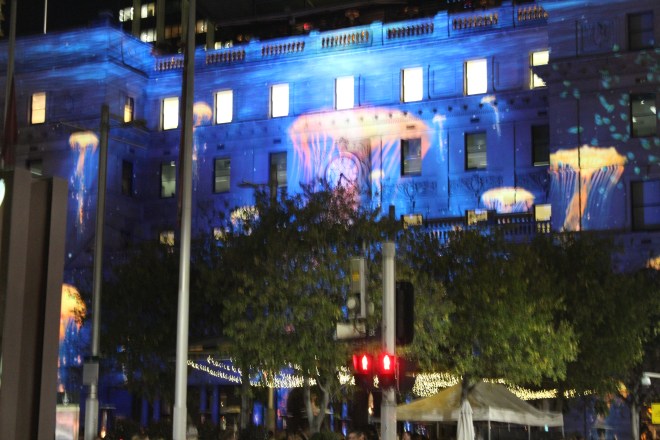 Lights near Sydney Harbor