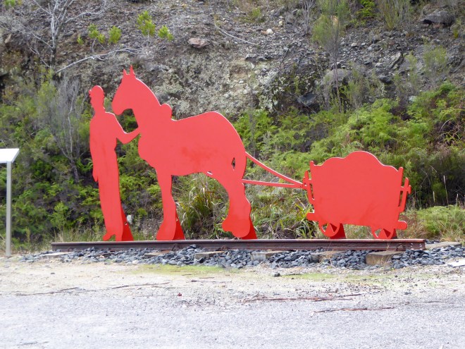 Gold, silver and copper were mined near here