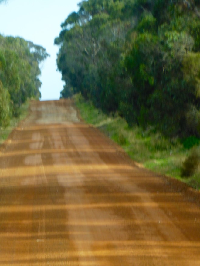 Red dirt on Kangaroo Island
