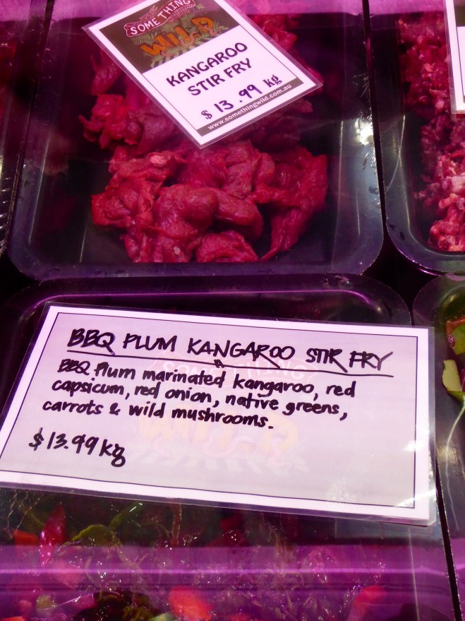 Kangaroo stir fry