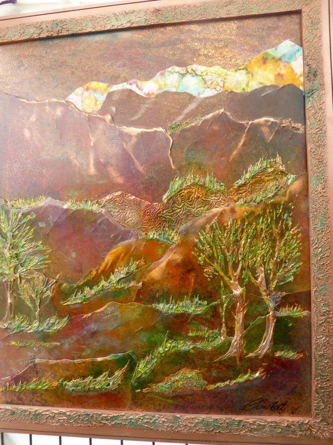 Lars Metal Art Multiple layers of copper