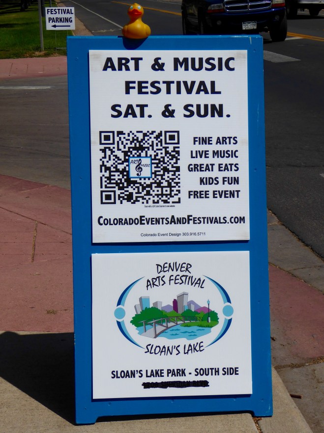 Here we are at the Art & Music Festival 