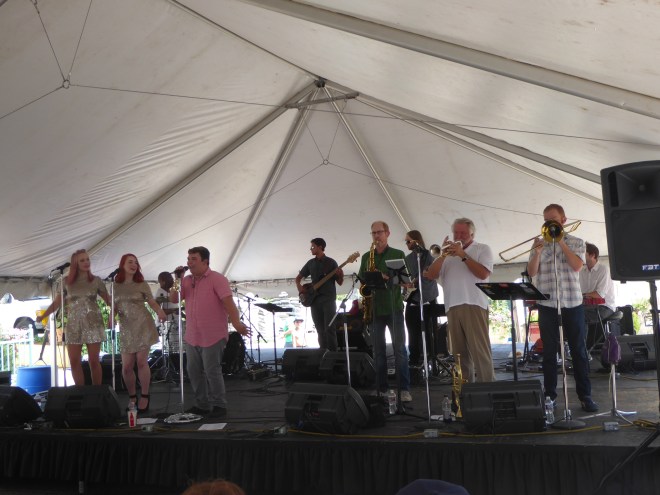 The Jacob Larson Band with dancers