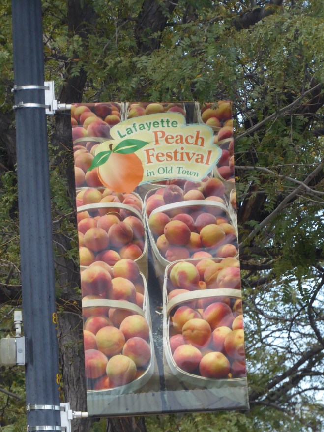 Welcome the the Peach Festival in Lafayette, Colorado