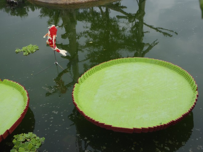 Lego Koi and Lily Pad