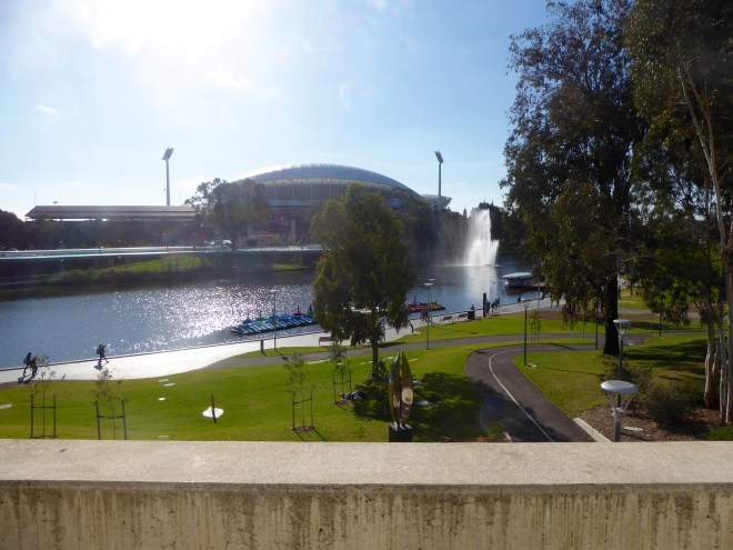The Adelaide Oval, River Torrens and Elder Park