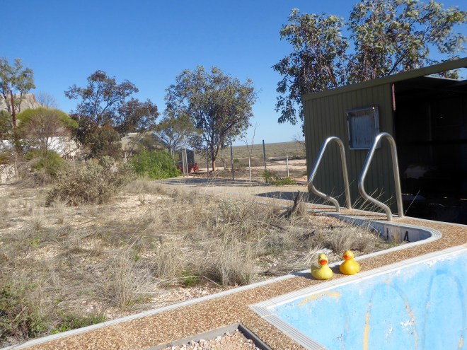 Swimming pool--not used now