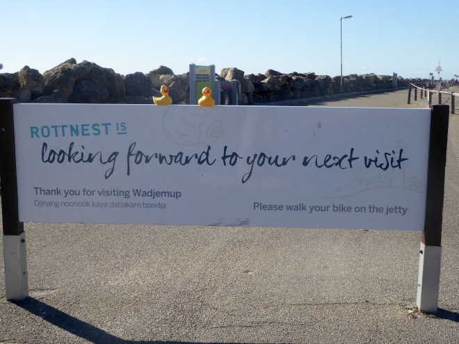 Leaving Rottnest Island