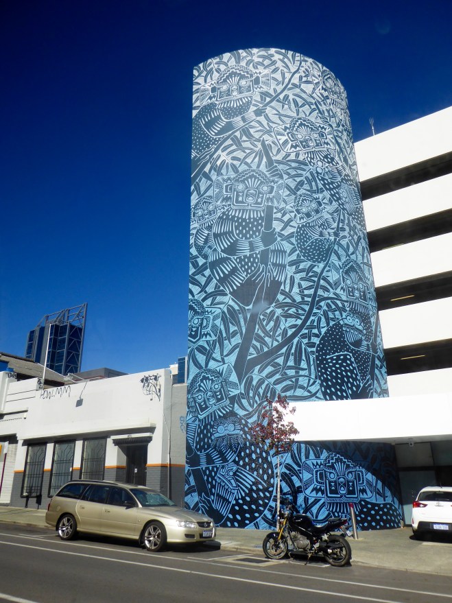 Blue and interesting