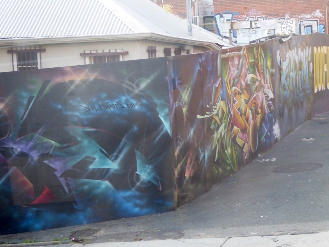 Street mural in Perth
