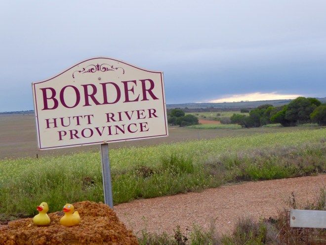 Entering Hutt River Province
