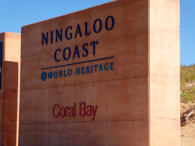 We are here on the Ningaloo Coast