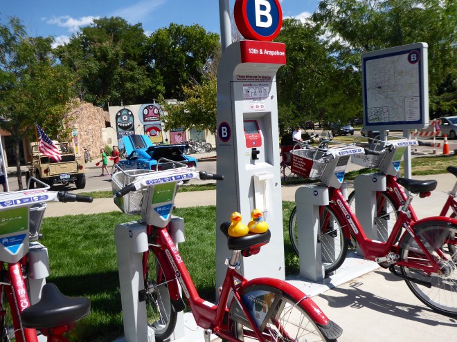 Rent a bike. Our legs are too short.