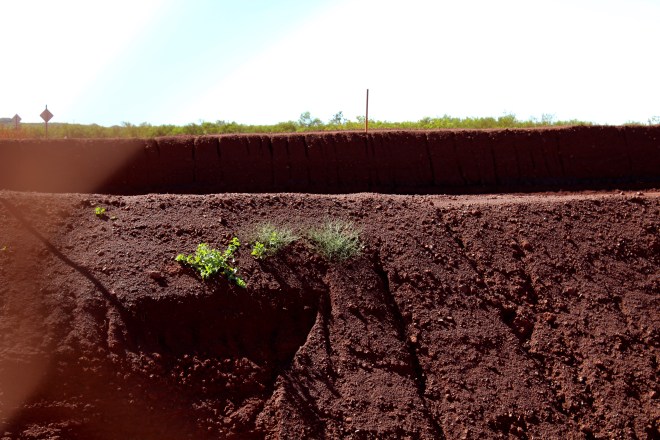 Iron Ore being mined