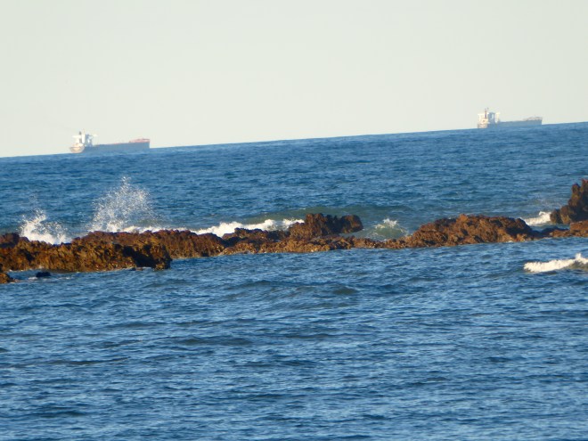Ships lined up for Port Hedland