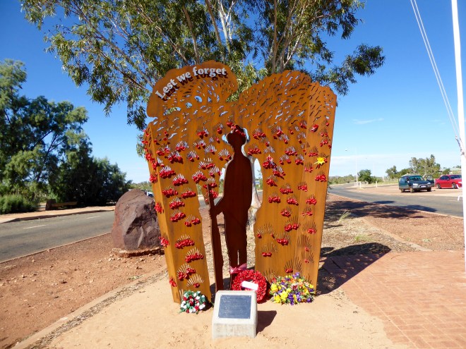 Honoring all veterans. Roebuck, Western Australia
