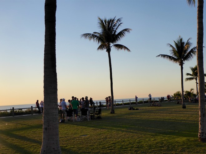 Anticipating the sunset