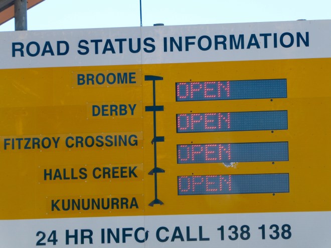 Important sign during The Wet