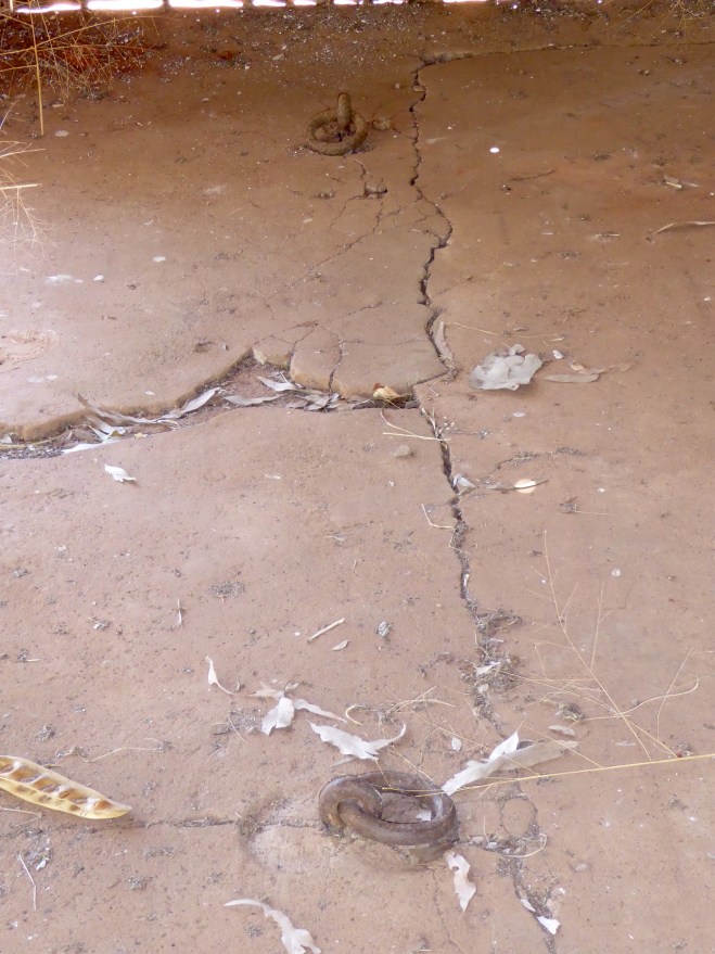 Prisoners were chained to floor