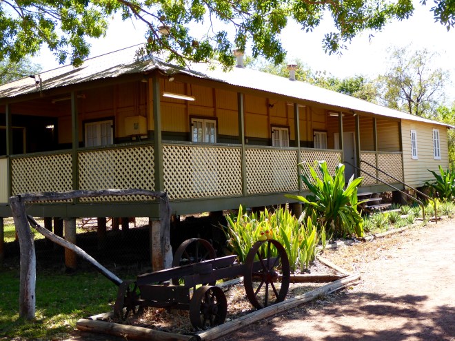 Back terrace of Wharfinger House Museum