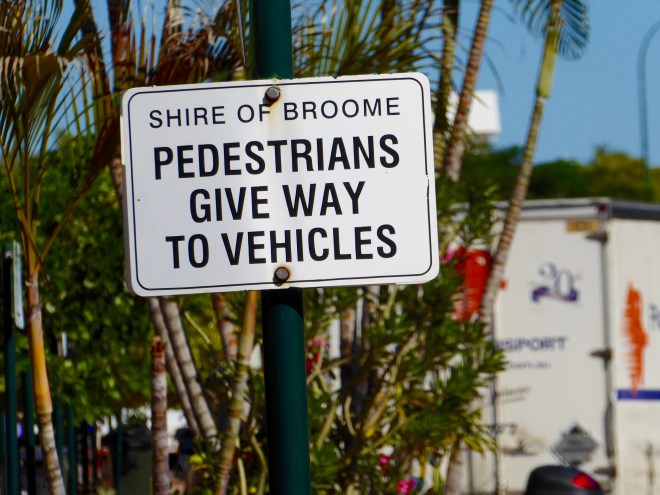 Vehicles have right of way here