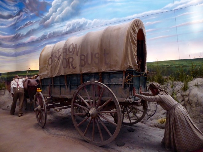 Covered wagons were hard work