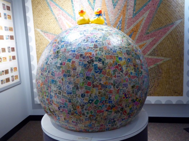 World's largest ball of stamps!