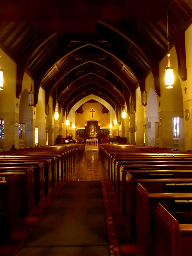 Inside Dowd Memorial Chapel